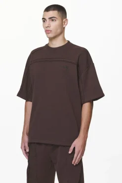 Pegador Abart Inside Out Boxy Tee Washed Oak Brown