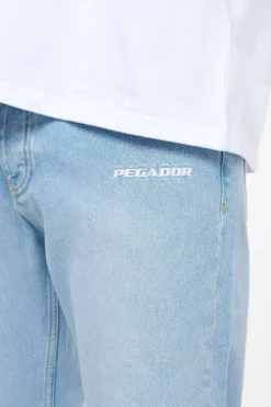 Pegador Abott Wide Jeans Washed Blue