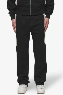 Pegador Aderno Wide Sweat Pants Washed Black Light Beige