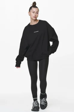 Pegador Aelva Logo Heavy Oversized Crew Neck