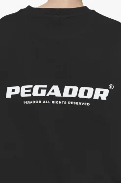 Pegador Aelva Logo Heavy Oversized Crew Neck
