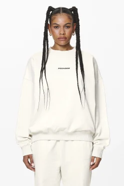 Pegador Aelva Logo Heavy Oversized Crew Neck