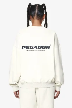 Pegador Aelva Logo Heavy Oversized Crew Neck