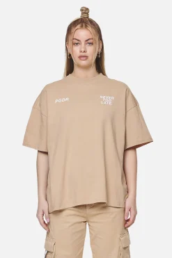 Pegador Airville Heavy Oversized Tee Washed Safari Sand