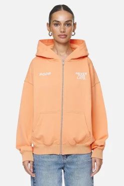Pegador Airville Oversized Zip Hoodie Washed Apricot