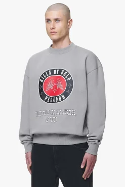 Pegador Algon Oversized Sweater Vintage Washed Dusk Grey