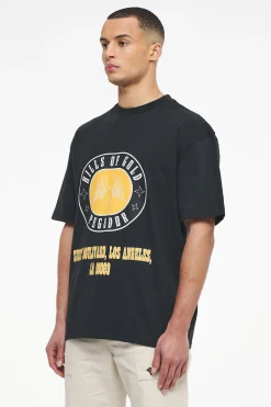 Pegador Algon Oversized Tee Vintage Washed Black Ink