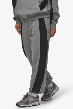 Pegador Amira High Waisted Sweat Pants Washed Deep Grey Black