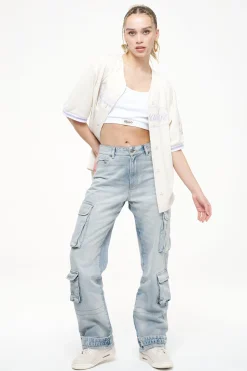 Pegador Angeles Oversize Baseball Shirt Angels Cream