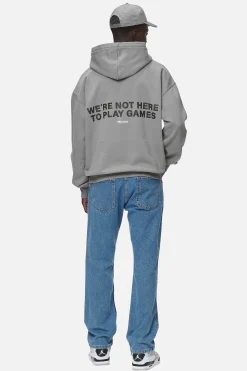 Pegador Antigua Oversized Hoodie Washed Cool Grey