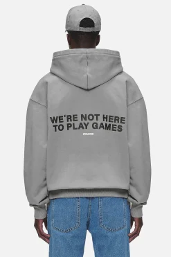 Pegador Antigua Oversized Hoodie Washed Cool Grey