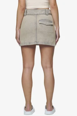Pegador Antonia Cargo Mini Skirt Washed Coast Sand