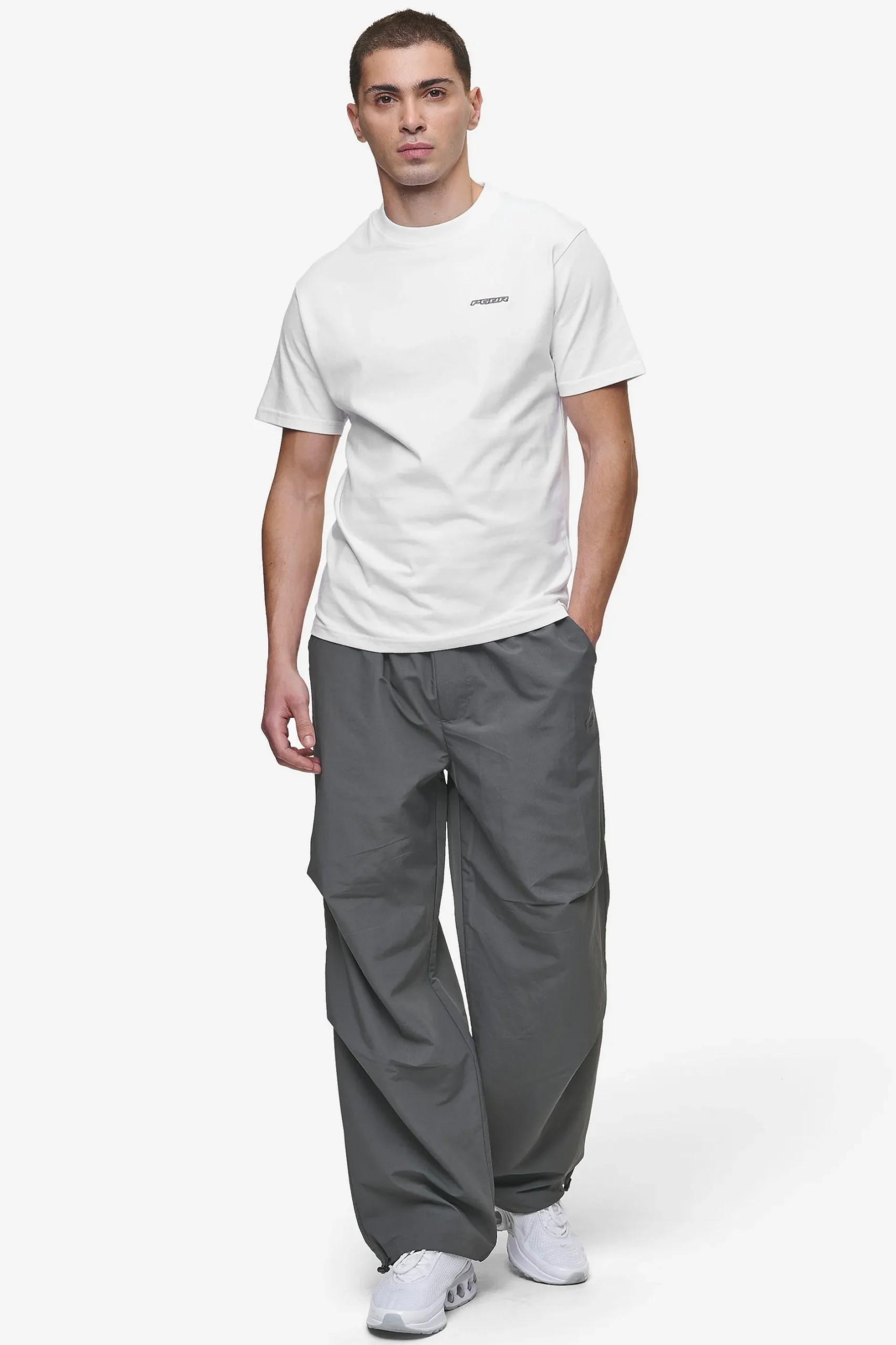 Pegador Arden Parachute Pants Anthracite Black