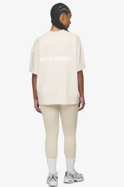 Pegador Arendal Logo Heavy Oversized Tee White