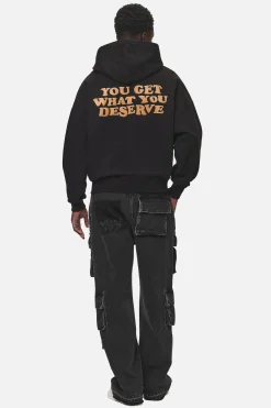 Pegador Astor Boxy Sweat Jacket Washed Black