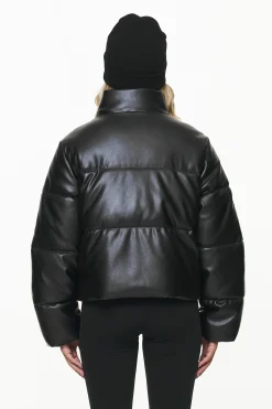 Pegador Baker Vegan Leather Puffer Jacket