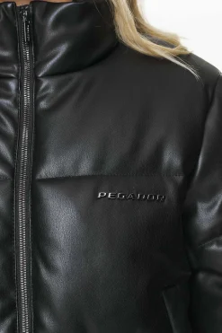 Pegador Baker Vegan Leather Puffer Jacket