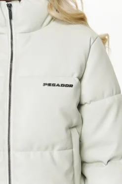 Pegador Baker Vegan Leather Puffer Jacket