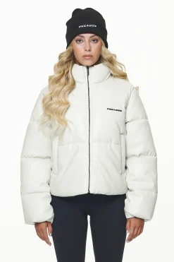 Pegador Baker Vegan Leather Puffer Jacket
