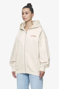 Pegador Balari Oversized Sweat Jacket Washed Coast Sand