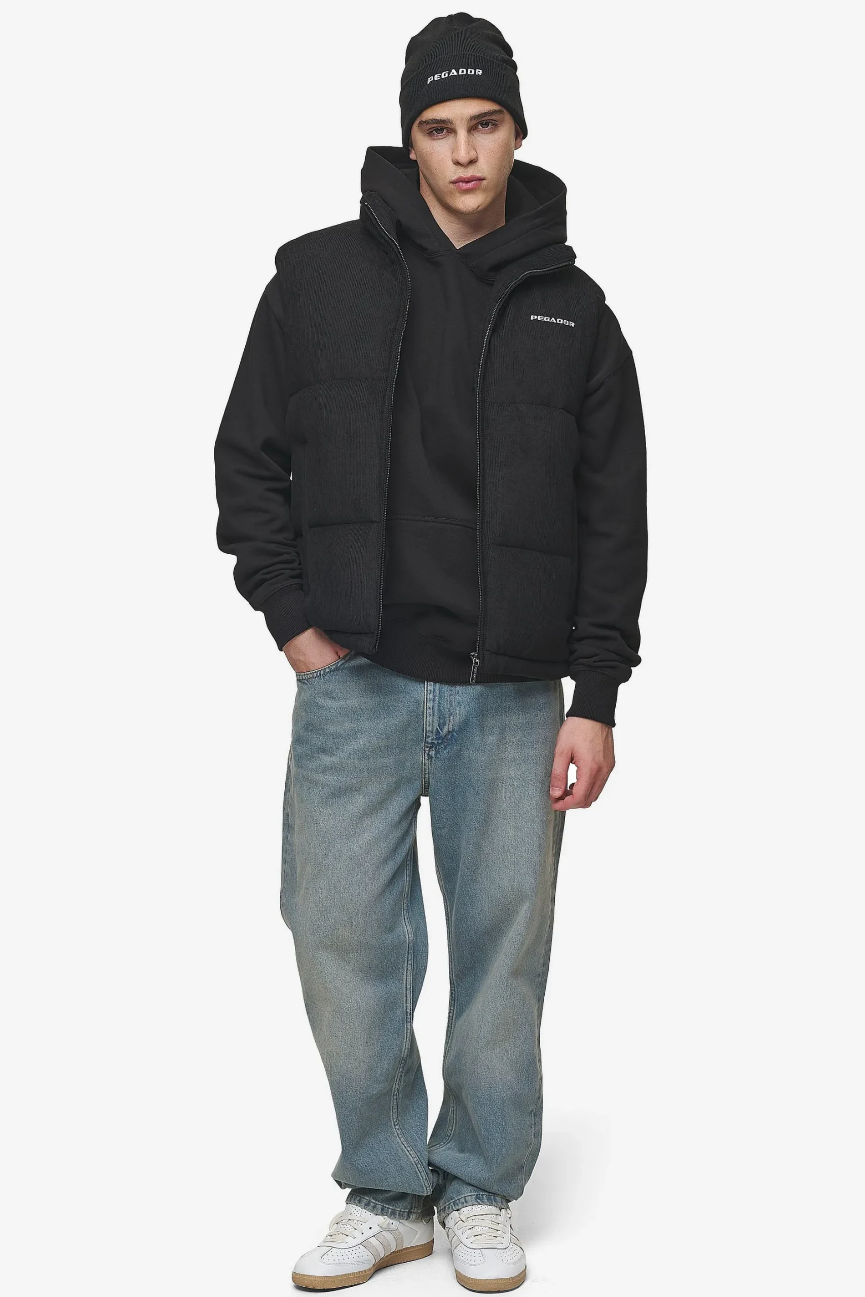 Pegador Bardon Cord Puffer Vest