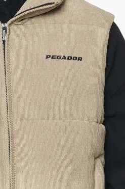 Pegador Bardon Cord Puffer Vest