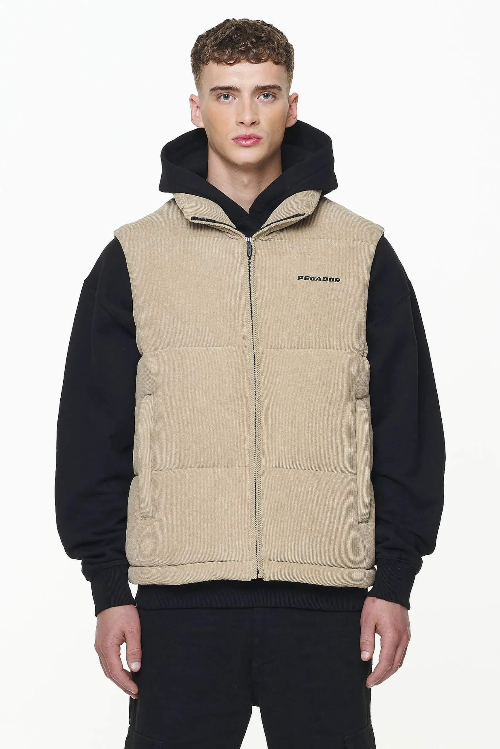 Pegador Bardon Cord Puffer Vest