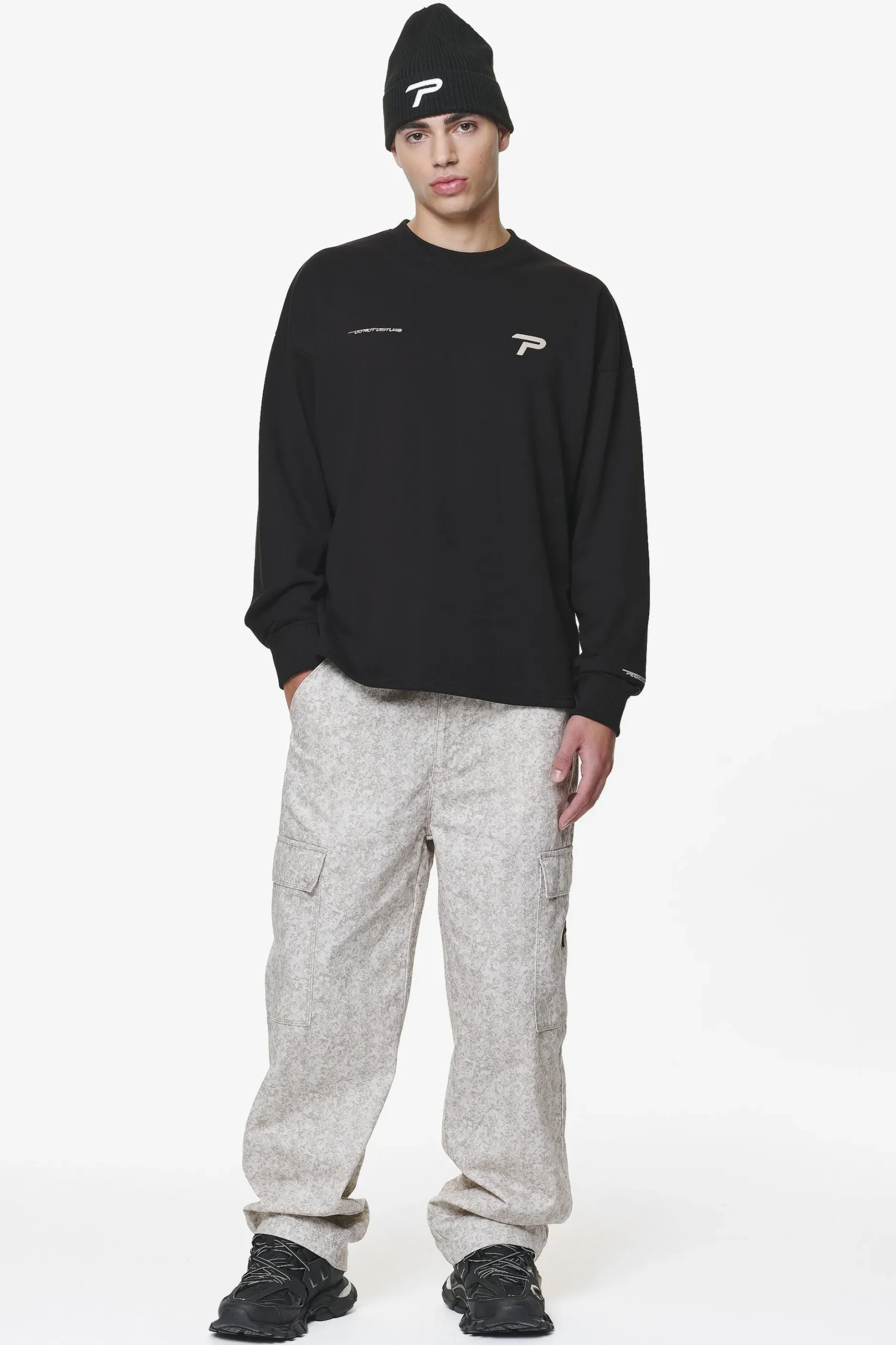 Pegador Barone Oversized Longsleeve Black