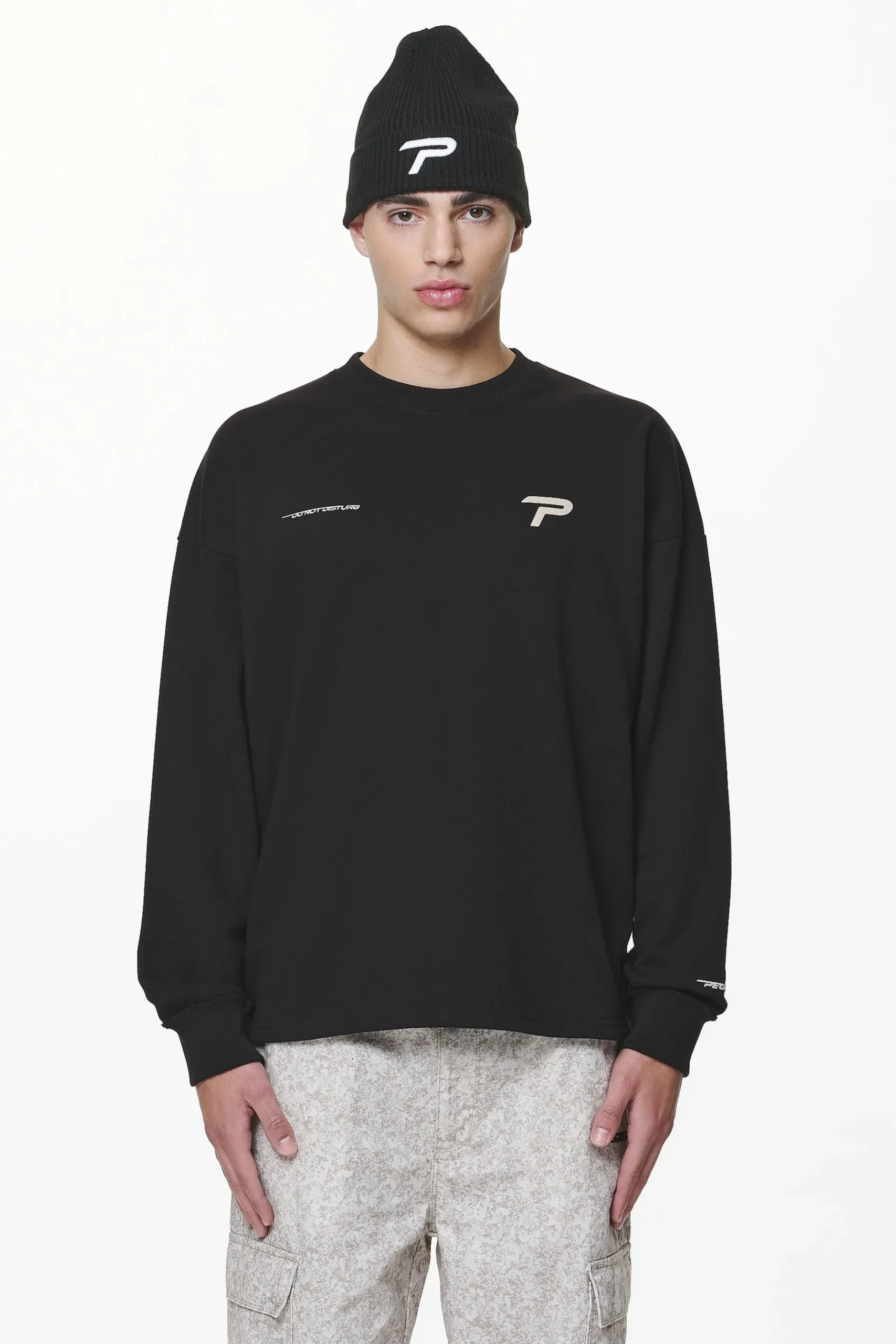 Pegador Barone Oversized Longsleeve Black