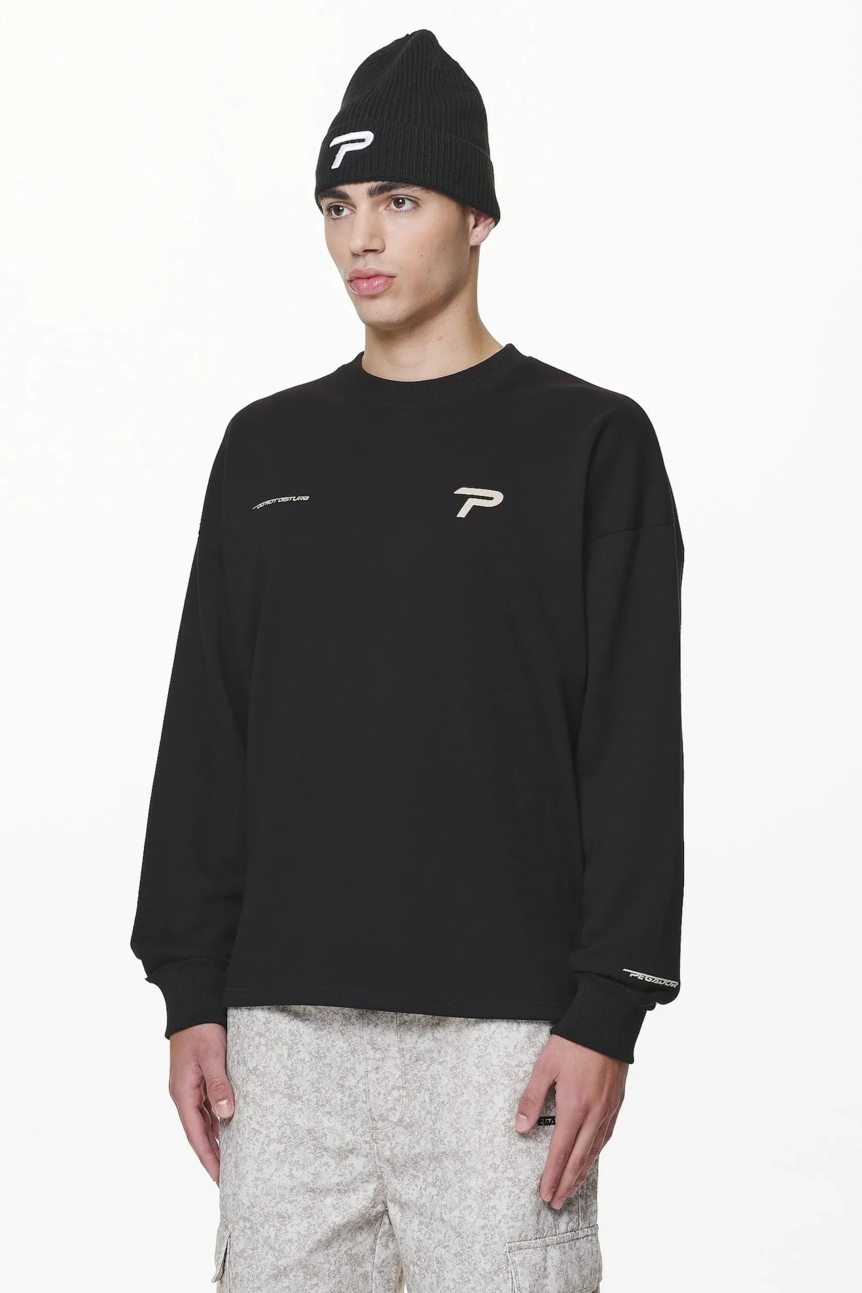 Pegador Barone Oversized Longsleeve Black