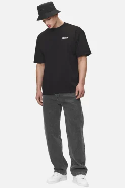 Pegador Bass Oversized Tee Washed Black