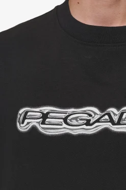 Pegador Baxter Boxy Tee Washed Black