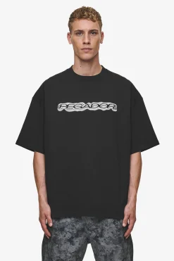 Pegador Baxter Boxy Tee Washed Black