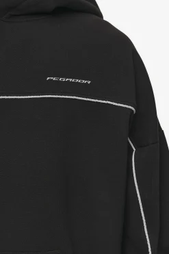 Pegador Beak Boxy Hoodie Washed Black