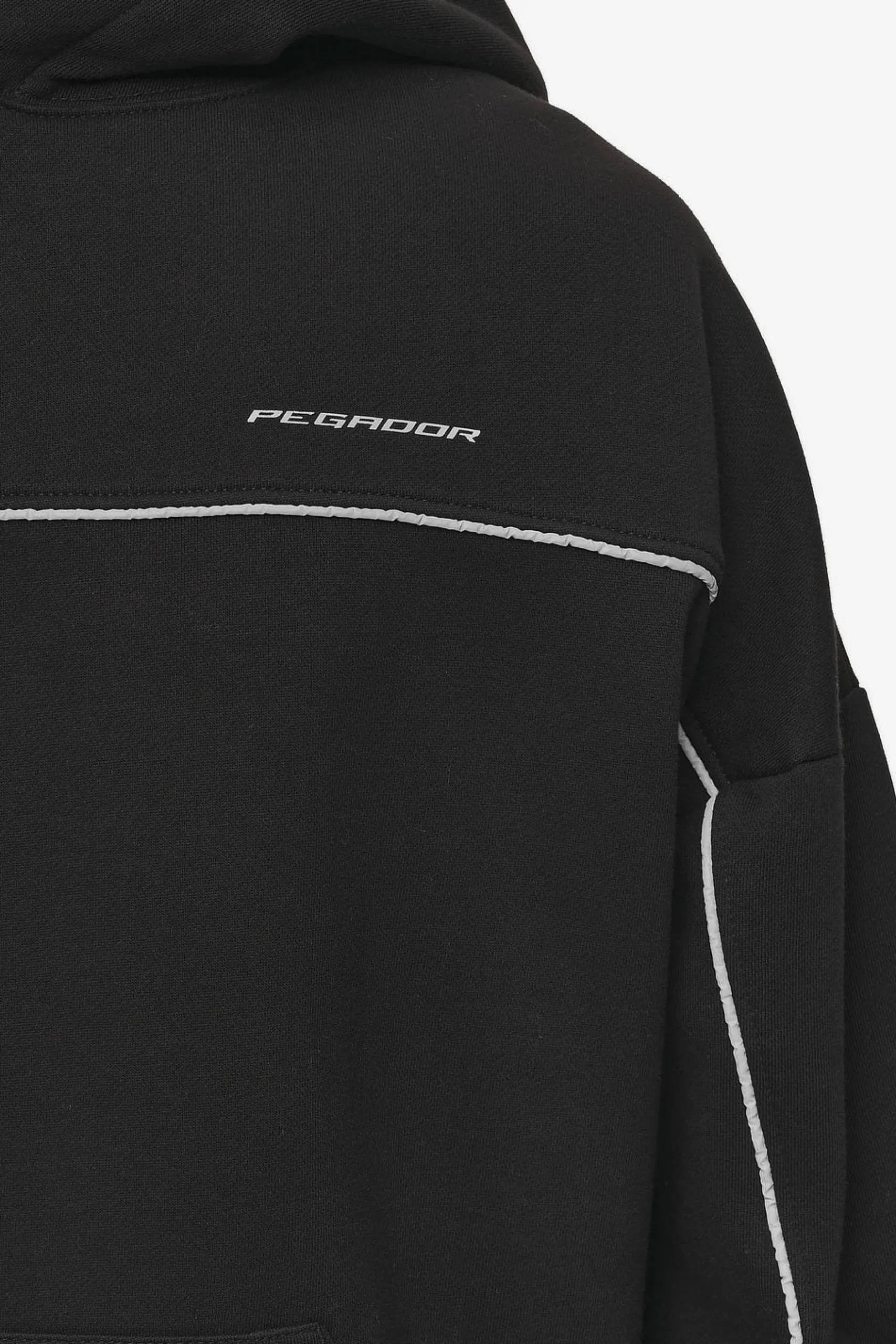 Pegador Beak Boxy Hoodie Washed Black