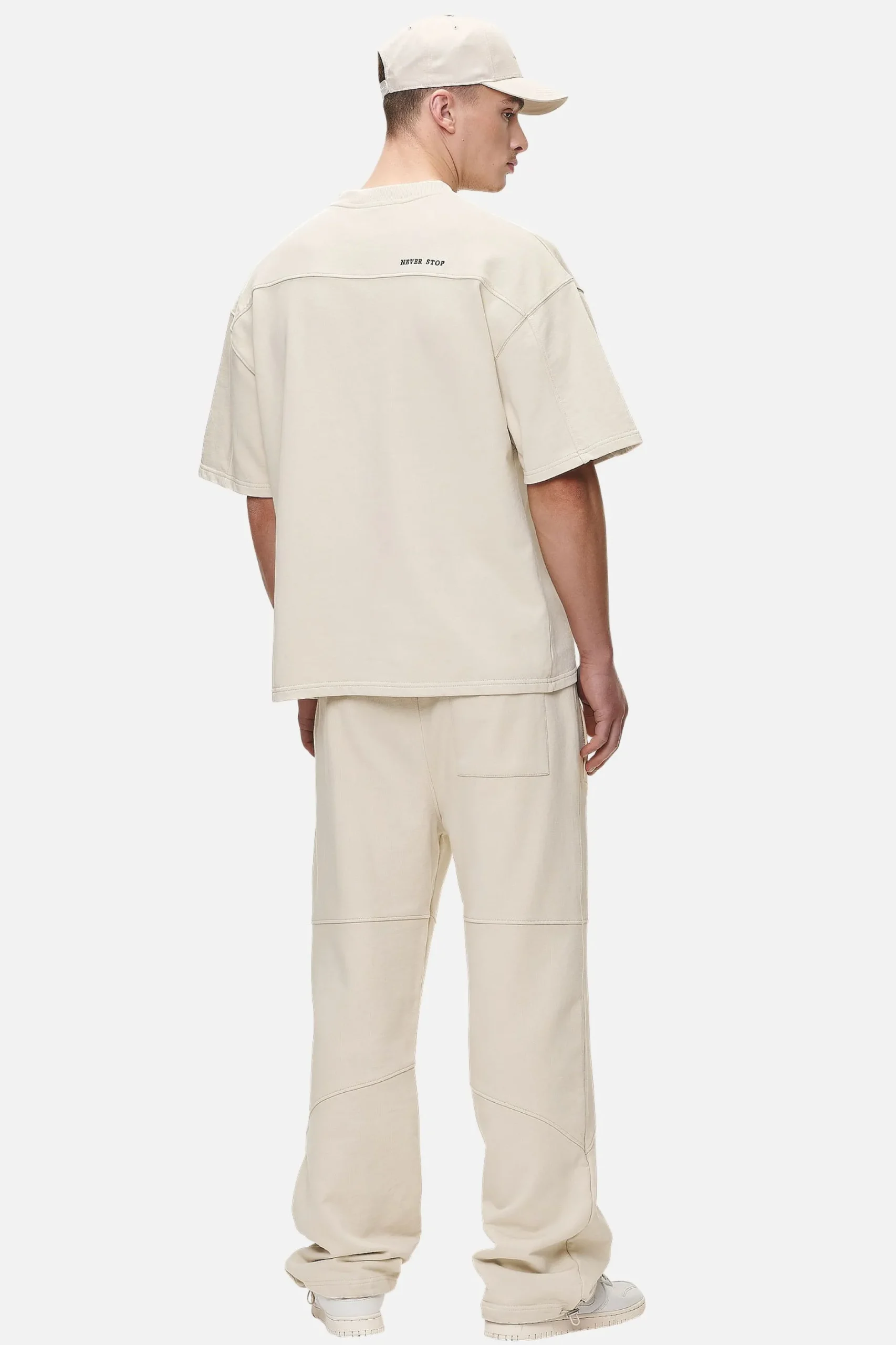 Pegador Beech Terry Boxy Tee Washed Desert Sand