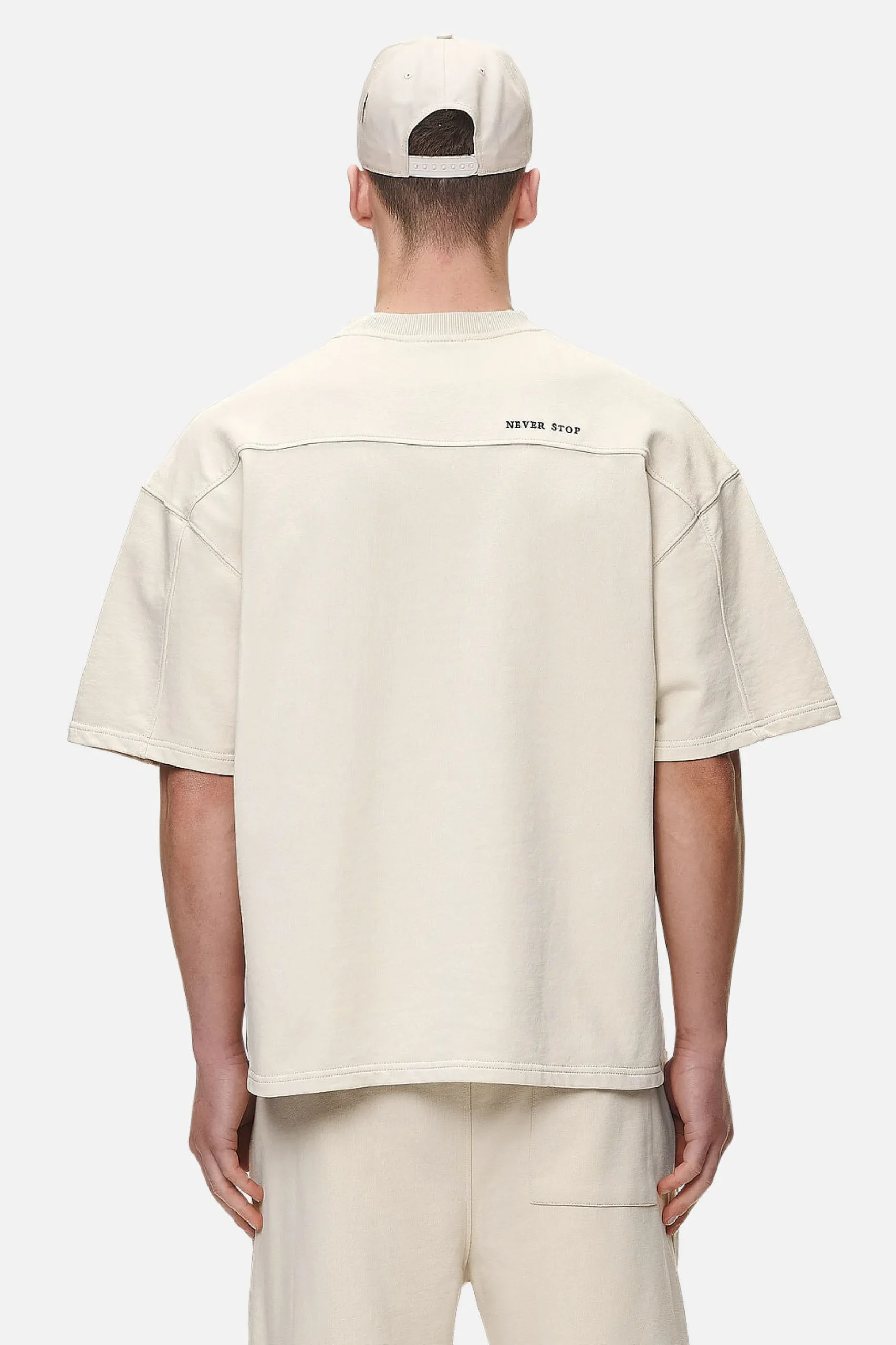 Pegador Beech Terry Boxy Tee Washed Desert Sand
