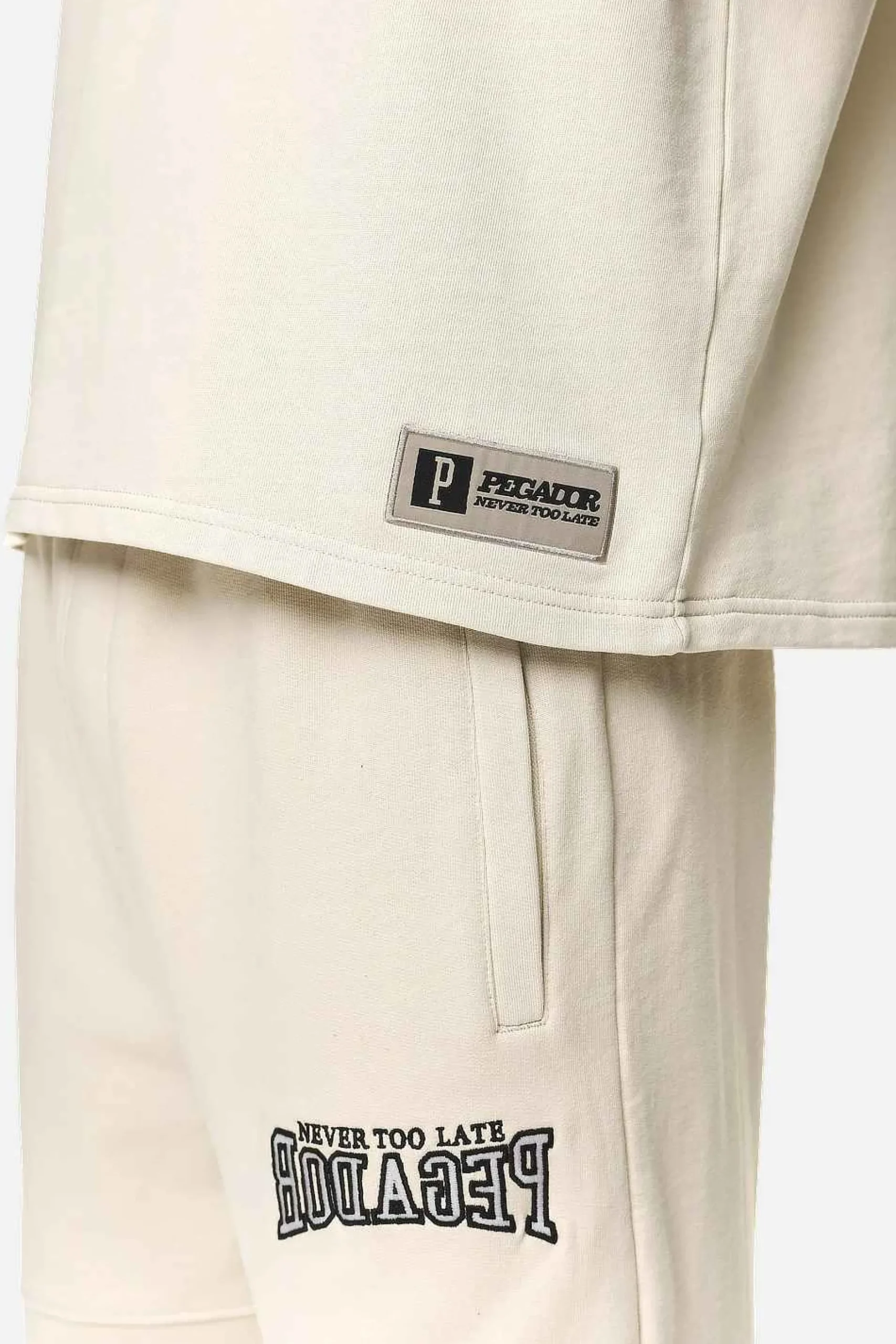 Pegador Beech Terry Boxy Tee Washed Desert Sand