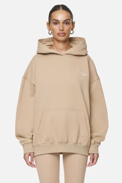 Pegador Berri Oversized Hoodie Washed Safari Sand