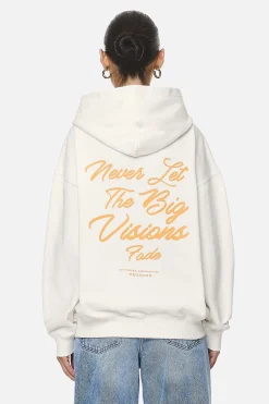 Pegador Berri Oversized Zip Hoodie Washed Coconut Milk