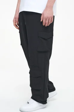 Pegador Bonac Baggy Track Pants Black