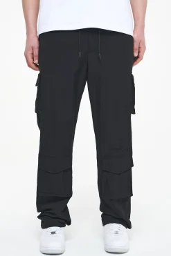 Pegador Bonac Baggy Track Pants Black