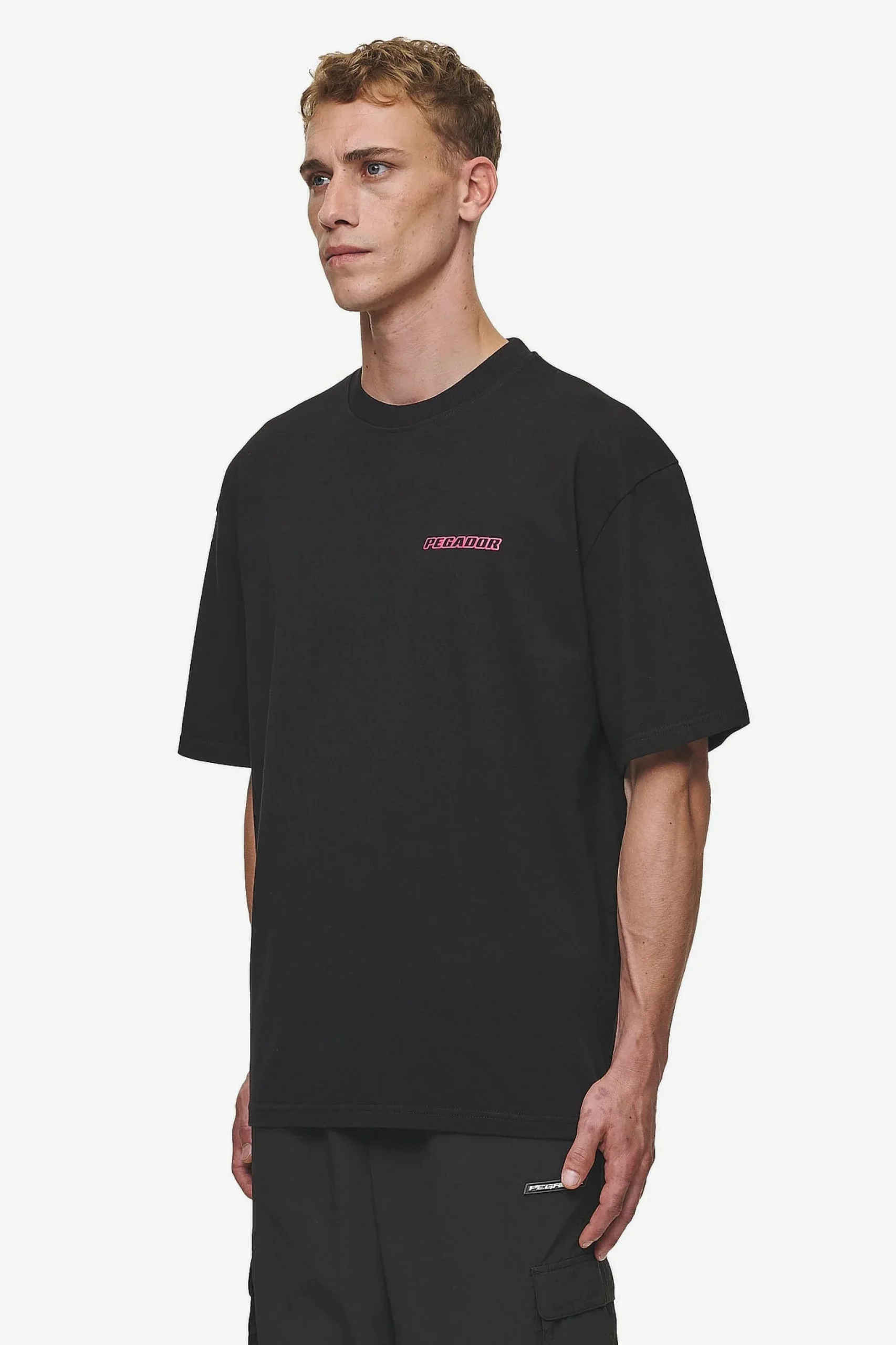 Pegador Bowin Oversized Tee Washed Black