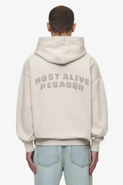 Pegador Buford Oversized Hoodie Washed Light Beige