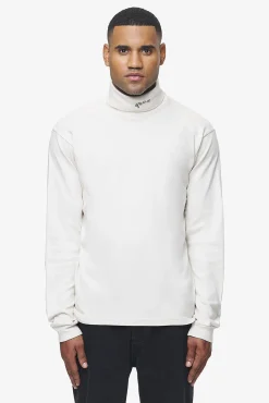 Pegador Bute Turtle Neck Longsleeve Vintage Washed Angels Cream