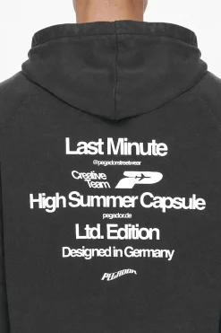Pegador Caesar Terry Raglan Sweat Jacket Vintage Black