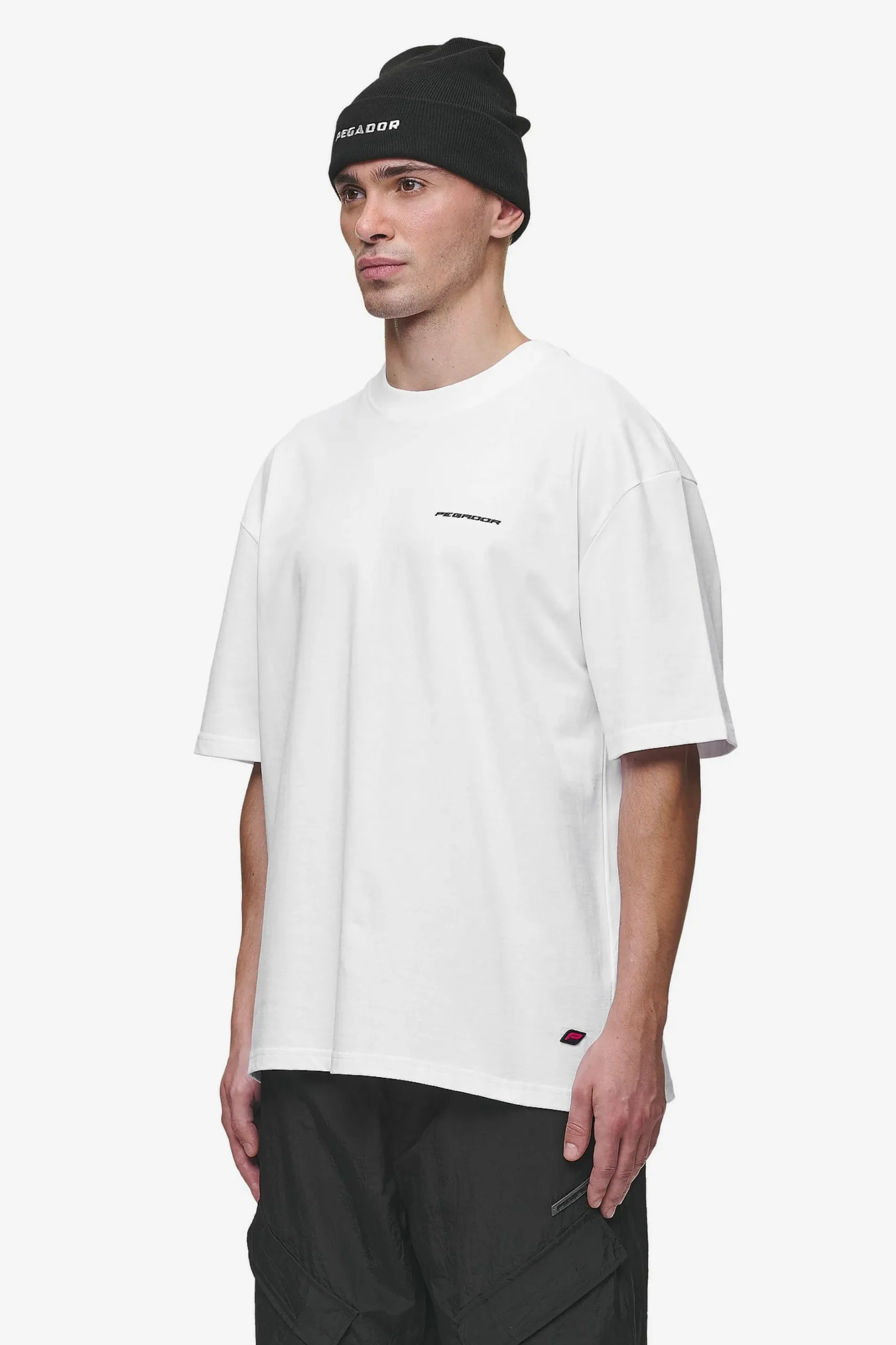 Pegador Charles Oversized Tee White