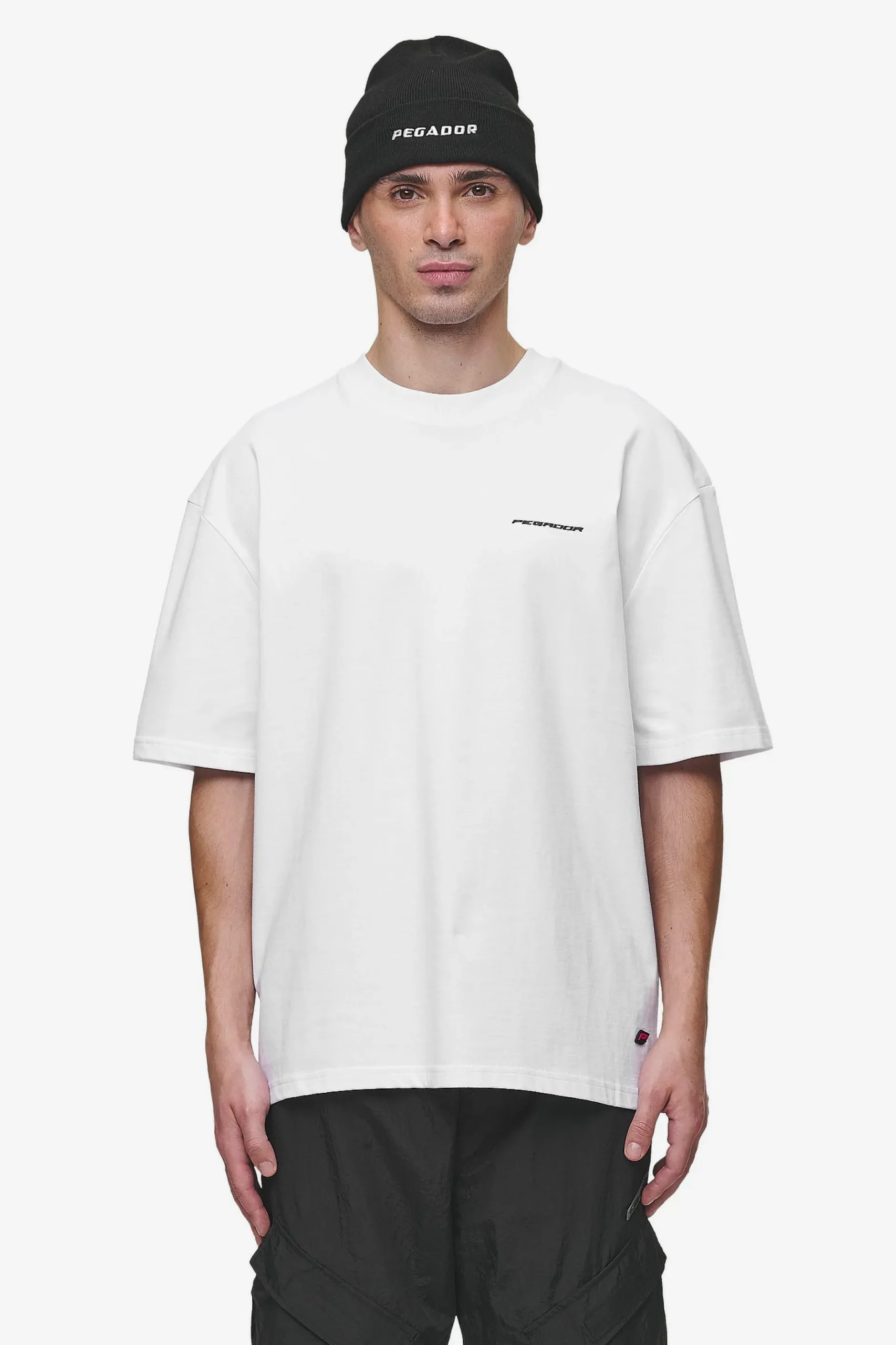 Pegador Charles Oversized Tee White