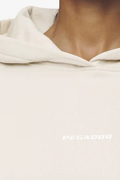 Pegador Clarita Logo Oversized Hoodie White Gum