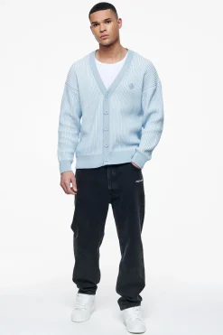 Pegador Cohen Crochet Cardigan Riviera Blue